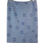 Newport News  18W Blue White Sport Skirt Plus Photo 0
