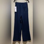 Alo Yoga NWT Muse Wide Leg Pants Navy Blue Relax Fit Size S Front Pockets Photo 6