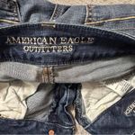 American Eagle  Outfitters Artist Super Stretch Dark Blue Flare Jeans Size 00 Photo 2