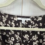 Dress Barn  Women’s 12 Brown White Patterned Mini Dress Photo 1