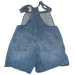Levi's Vintage Shortalls Women's Denim L Wash Jeans Overall Shorts Small 0058 Photo 2