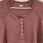 Hollister  Mauve Waffle Knit Long Sleeve Shirt Photo 1