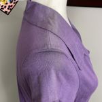 Mudd Y2K Cropped 90s Polo Shirt Womens NOS Dead stock Size Large NWT Purple Photo 6