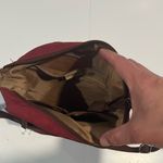 Stylish Red and Brown Crossbody Bag with Adjustable Strap Photo 6