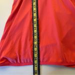 Under Armour Womens Shirt Medium Semi Fitted Orange Tank Top HeatGear Run Bra M Photo 7