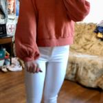 A New Day Pink Crew Neck Sweater Photo 2