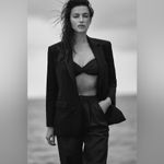 ANINE BING Classic Wool Blazer in Black S Photo 2