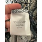 Christian Siriano New York Gray Snake Print VNeck Casual Shirt Shift Dress Sz LG Photo 4