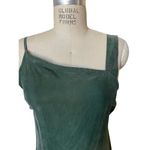 NWT Shades of Grey by Micah Cohen Asymmetric Slip Dress in Kale Green Size XS Photo 1