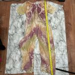 Passports Pier One Imports Vintage Tie Dye Jumpsuit wide leg medium 90s boho Pink Photo 2