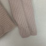 The White Label womens 6 small pink cashmere wool sweater v neck cream pull on Photo 6