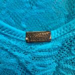 Victoria's Secret  Size S Blue Lace Sleepwear With Back Tie Mid Thigh Length Photo 2