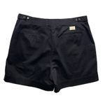 Ralph Lauren Black Khaki High Rise 100% Cotton Shorts Size 16 5" Inseam EUC Photo 5