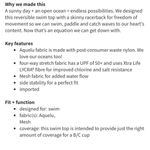 Lululemon  Salty Swim Bikini 2 Piece Reversible Swim Suit UPF 50 Size 4/6 Small Photo 12