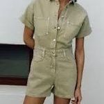 ZARA Z1975 SHORT DENIM JUMPSUIT Photo 0