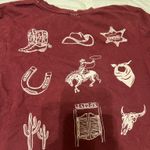 PINK - Victoria's Secret Vintage Victoria’s Secret PINK Red Rodeo Western Tie T-Dhirt Photo 3