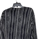 ASTR  the Label Striped Tie Front V-Neck Top Long Sleeve Stretch Medium Women NWT Photo 6