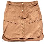 Bar III Women’s Faux Leather Mini Skirt Size XS Photo 1