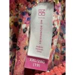 No Boundaries  Pink/Multi Floral Off Shoulder Blouse Size XXL Smocked 3/4 Sl Boho Photo 1