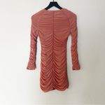 Michael Costello  X Revolve Franky Mini Dress Mauve‎ Pink Ruched Size L Photo 5