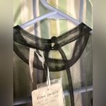 Free People Black Combo Sequin Mini Sheer V Top Party Cocktail Dress Sz XS NWT Photo 7