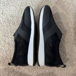 Donald Pliner  Slip On Black Athletic Shoes Sneakers Women's Size 7 Suede Leather Photo 5