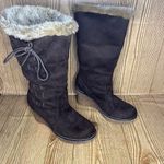 Lower East Side  fur lined tall dark brown wedge boots
Women’s 5.5 Photo 1