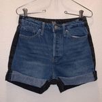 Nordstrom Simply Society blue & black denim color switch jean shorts Photo 0