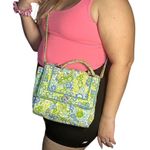 Vera Bradley Julia English Meadow Floral Women’s Quilted Handbag Purse Photo 5