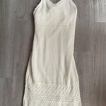 NWT Freshman 1996 Ivory Knit Midi Dress size Small White Photo 0