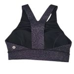 Lululemon Fast and Free Bra(Nulux) Soundwave Alpine white black Size:6 Photo 3