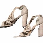 Charlotte Russe Light Gray Suede Heels Photo 1