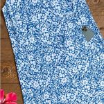 Ripskirt Hawaii Blue and White Floral Maxi Dress NWOT Size M Photo 0