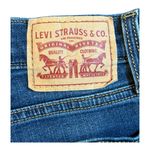 Levi's High Rise Denim Jean Shorts Frayed Hem Dark Wash Casual Women Size 29 Photo 6