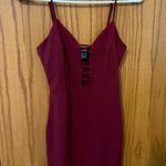 Forever 21 Short Spaghetti strap dress Maroon Photo 0
