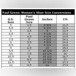 Paul Green  Nelly block heel booties black leather ankle‎ boots size 6 Photo 8