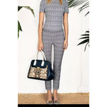 Tory Burch Tory‎ Burch Heidi Jacquard Pants size 6. Cotton Blend A Tory Favorite Photo 3