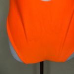 Americana Women's Neon Orange Logo One Piece Swimsuit Sexy Fun Sz M/L Photo 4
