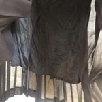 Clio‎ sheer pleated chiffon lined skirt Black Size M Photo 3