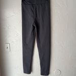Women's Sherpa Lined Leggings Dark Gray Cozy Fleece Pants Warm Winter Size M Photo 3