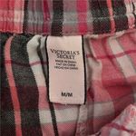 Victoria's Secret  Women's M Pink Plaid Pajama Pants Elastic Waist with Pockets Photo 5