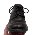 Nine West Vintage Brown Leather Moccasin Heels With Laces Women’s Size 8M Retro Photo 9