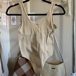 Anwnd ♡ •  Tan One Piece Bodysuit NWOT Photo 0