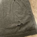 Good Vibes Boxy Crop Muscle Tee XL Beach Surfer Coastal Graphic Distressed Tank Gray Size undefined Photo 9