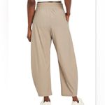 Old Navy Tan High-Waisted SleekTech Barrel Ankle Pants Large tall Savanna Grass Photo 1