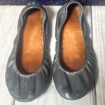 Tieks  BY GAVRIELI Metallic Gray Leather Slip On Foldable Ballet Flats Women Sz 8 Photo 0