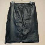 Winlit Genuine Leather Skirt Black Photo 1