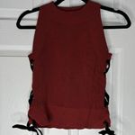 Scotch & Soda  Maison Scotch Red Sweater Tank Black Velvet Tie Sides Size XS Photo 2