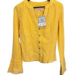 We The Free NWT Free People Day Dreamer Double Cloth Button Front Blouse Size XS Photo 6