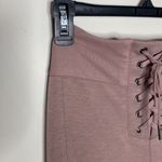 Free People  Mauve Downhill Flared lace up yoga pants size M Photo 74
